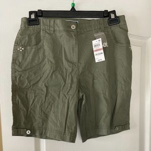 Green Women shorts